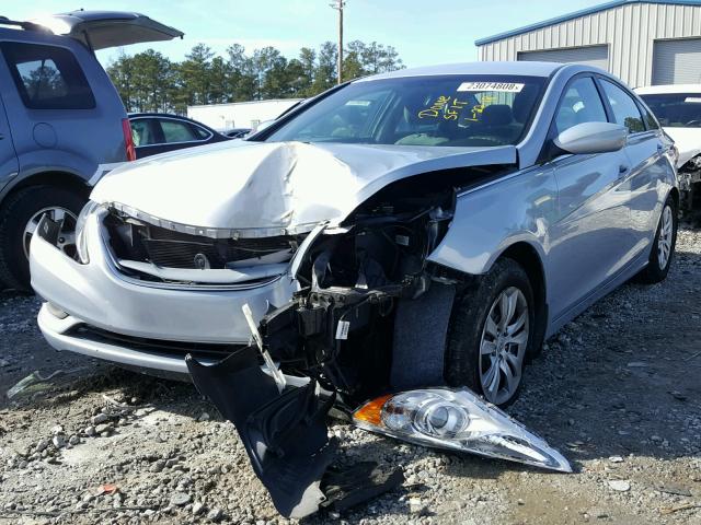 5NPEB4AC2CH483580 - 2012 HYUNDAI SONATA GLS BLUE photo 2