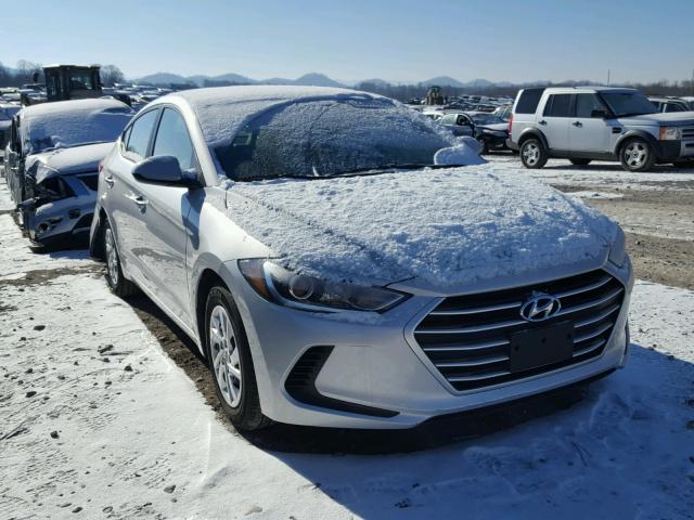 5NPD74LF2HH166412 - 2017 HYUNDAI ELANTRA SE SILVER photo 1