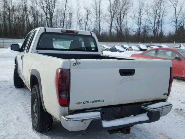 1GCDT196168294136 - 2006 CHEVROLET COLORADO WHITE photo 3