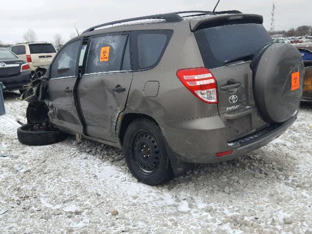 2T3BF4DV0BW113644 - 2011 TOYOTA RAV4 BROWN photo 3