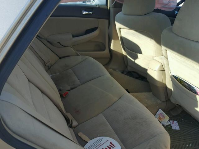 1HGCM56475A095670 - 2005 HONDA ACCORD LX BEIGE photo 6