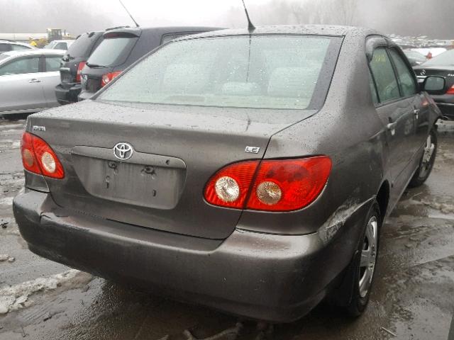 2T1BR32E18C917331 - 2008 TOYOTA COROLLA CE GRAY photo 4