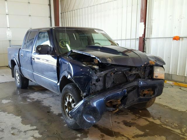 1GTDT13W02K119317 - 2002 GMC SONOMA BLUE photo 1