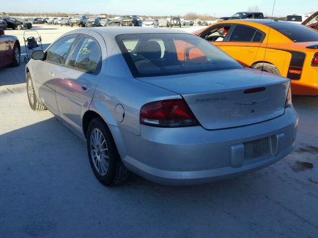 1C3EL46J55N510721 - 2005 CHRYSLER SEBRING SILVER photo 3