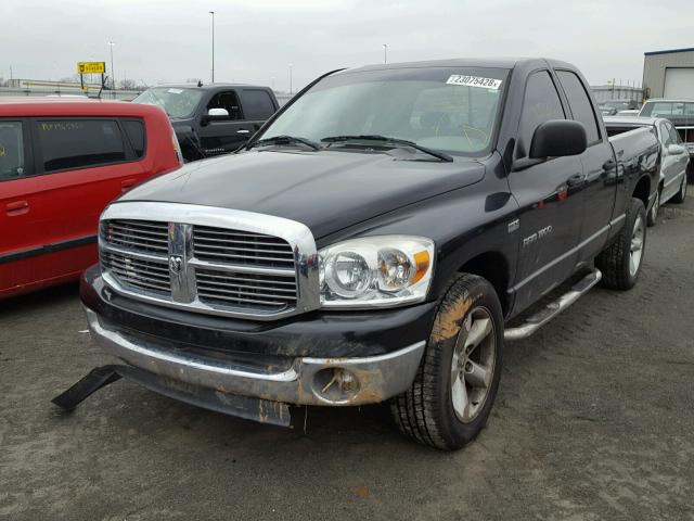 1D7HA18237J614725 - 2007 DODGE RAM 1500 S BLACK photo 2