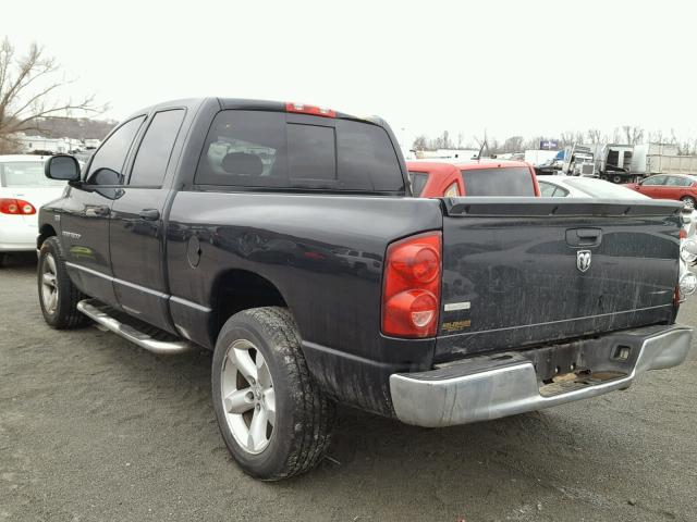 1D7HA18237J614725 - 2007 DODGE RAM 1500 S BLACK photo 3