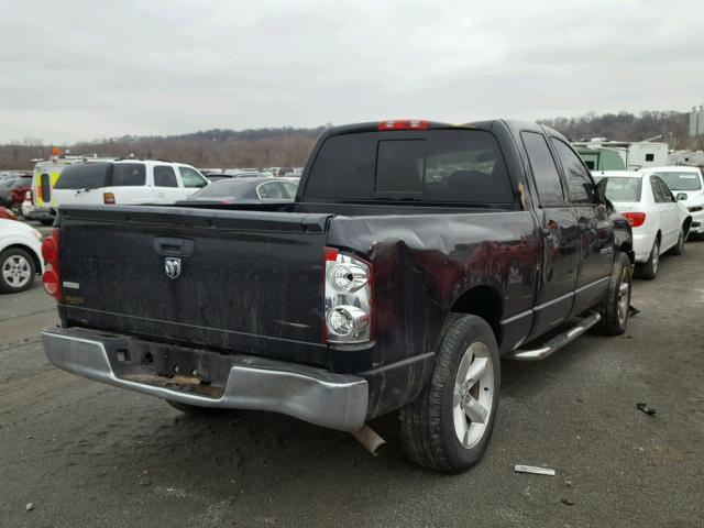 1D7HA18237J614725 - 2007 DODGE RAM 1500 S BLACK photo 4