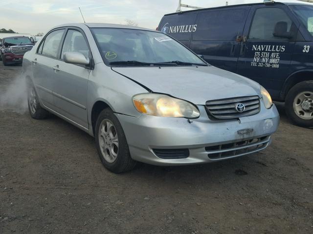 JTDBR32E332008546 - 2003 TOYOTA COROLLA CE GRAY photo 1