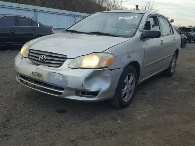 JTDBR32E332008546 - 2003 TOYOTA COROLLA CE GRAY photo 2