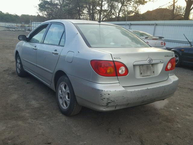 JTDBR32E332008546 - 2003 TOYOTA COROLLA CE GRAY photo 3