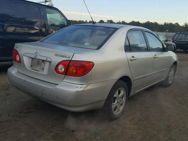 JTDBR32E332008546 - 2003 TOYOTA COROLLA CE GRAY photo 4