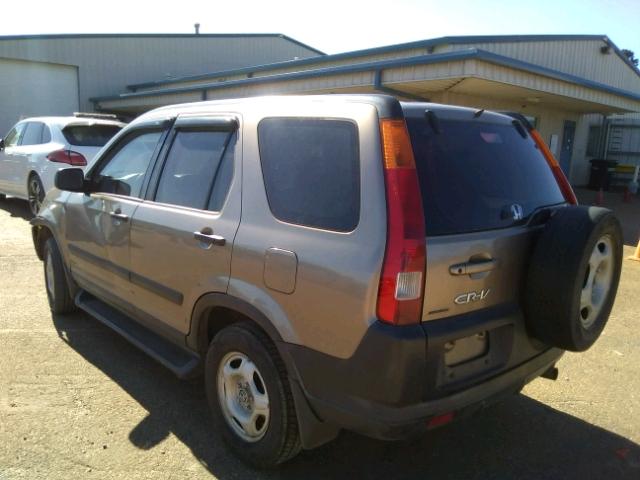 JHLRD68424C019307 - 2004 HONDA CR-V LX BROWN photo 3