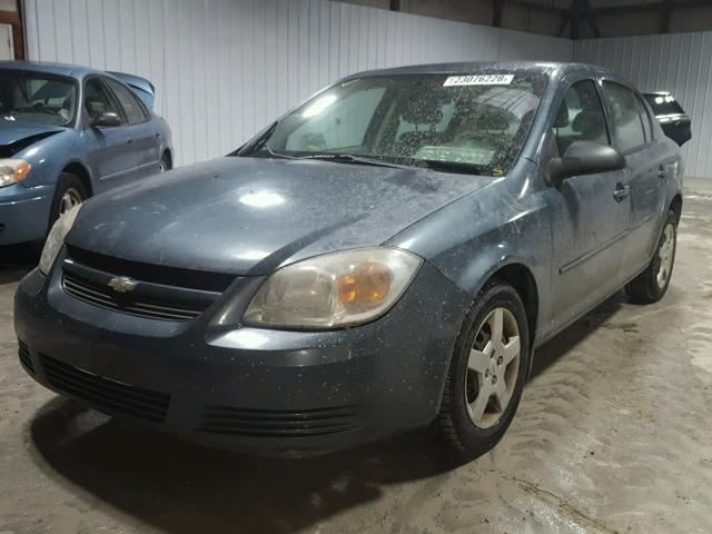 1G1AK52F557644596 - 2005 CHEVROLET COBALT BLUE photo 2