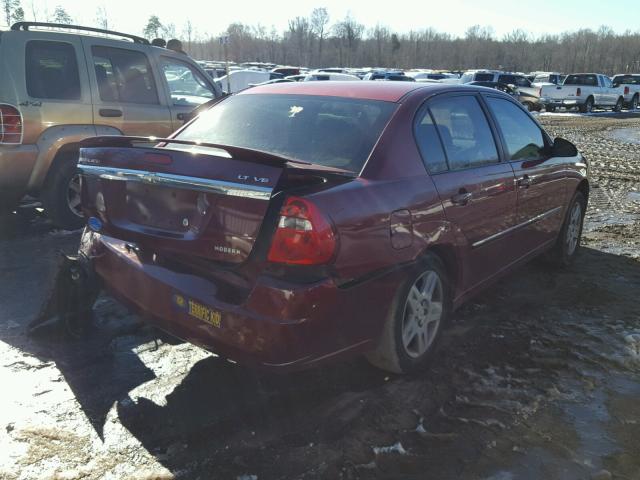 1G1ZT53846F137812 - 2006 CHEVROLET MALIBU LT BURGUNDY photo 4