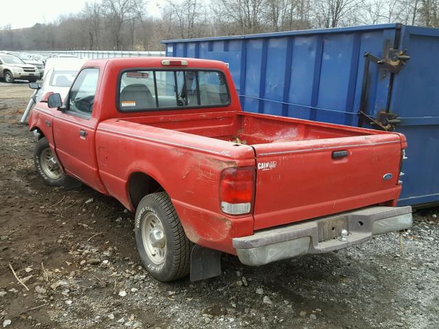 1FTCR10A4SUA73580 - 1995 FORD RANGER RED photo 3