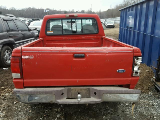 1FTCR10A4SUA73580 - 1995 FORD RANGER RED photo 6