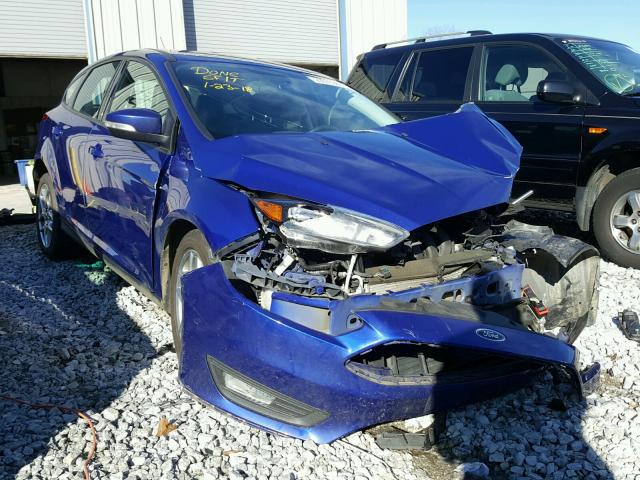 1FADP3K28FL207889 - 2015 FORD FOCUS SE BLUE photo 1