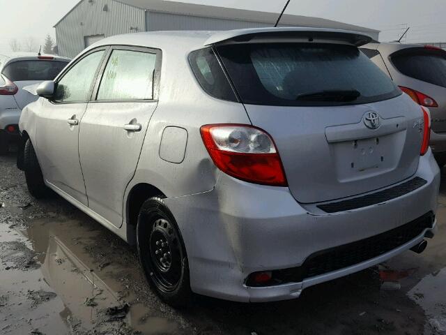 2T1KU4EE6BC563135 - 2011 TOYOTA COROLLA MA SILVER photo 3