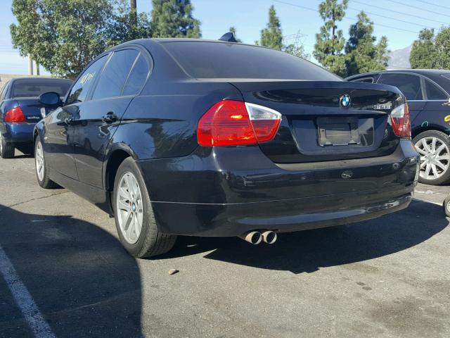 WBAVC53557FZ80444 - 2007 BMW 328 I SULE BLACK photo 3