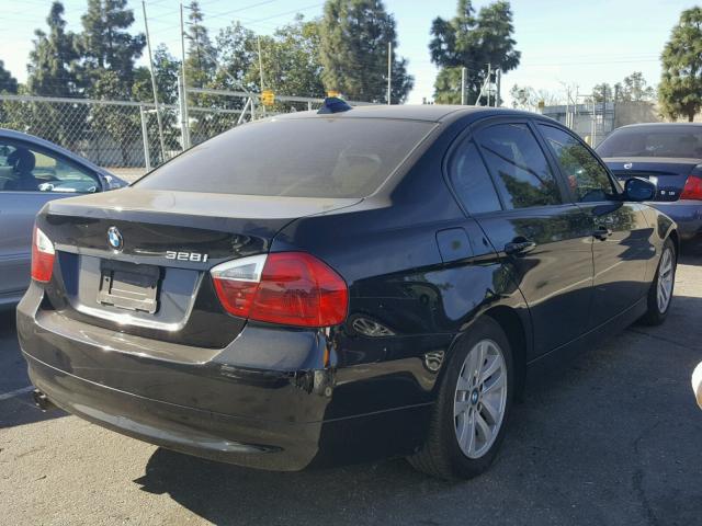 WBAVC53557FZ80444 - 2007 BMW 328 I SULE BLACK photo 4