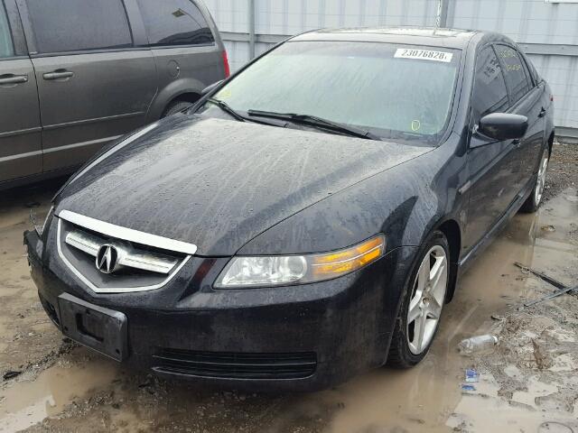 19UUA662X4A805547 - 2004 ACURA TL BLACK photo 2