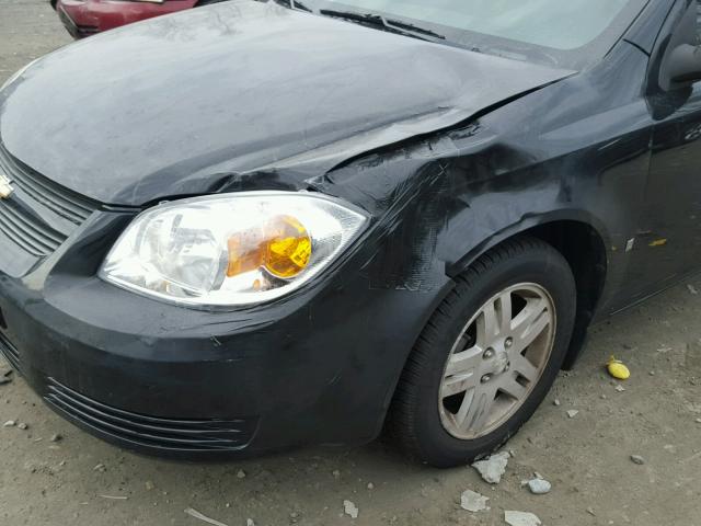 1G1AL58F987324402 - 2008 CHEVROLET COBALT LT BLACK photo 9