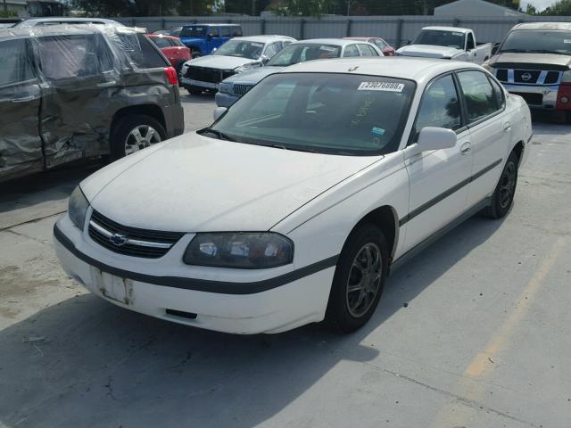 2G1WF52E219149105 - 2001 CHEVROLET IMPALA WHITE photo 2