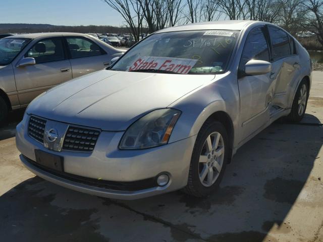 1N4BA41E84C816567 - 2004 NISSAN MAXIMA SE SILVER photo 2