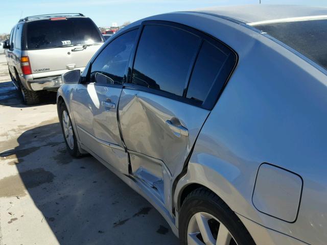 1N4BA41E84C816567 - 2004 NISSAN MAXIMA SE SILVER photo 9