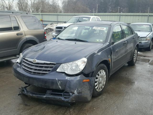 1C3LC46K87N542355 - 2007 CHRYSLER SEBRING BLUE photo 2