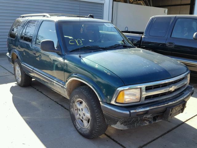 1GNDT13W4T2118311 - 1996 CHEVROLET BLAZER GREEN photo 1