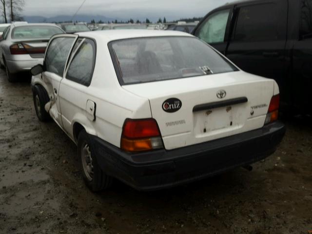 JT2EL55D4S0106081 - 1995 TOYOTA TERCEL STD WHITE photo 3