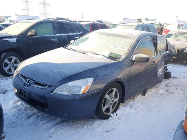 JHMCN36425C001181 - 2005 HONDA ACCORD HYB GRAY photo 2