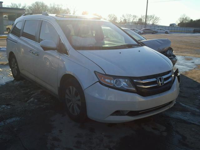 5FNRL5H66EB117109 - 2014 HONDA ODYSSEY EX WHITE photo 1