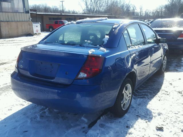 1G8AJ52F75Z181353 - 2005 SATURN ION LEVEL BLUE photo 4