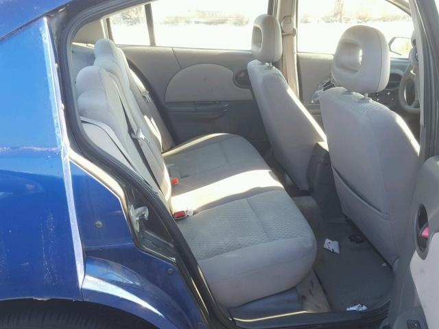 1G8AJ52F75Z181353 - 2005 SATURN ION LEVEL BLUE photo 6