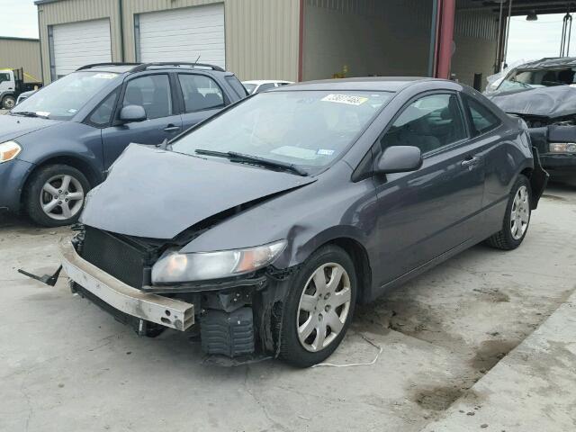 2HGFG1B66BH503349 - 2011 HONDA CIVIC LX CHARCOAL photo 2