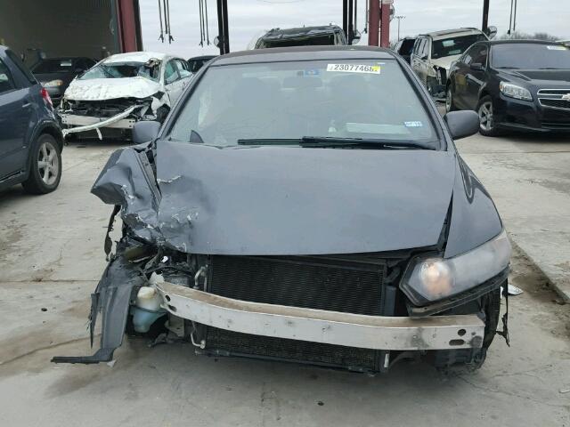 2HGFG1B66BH503349 - 2011 HONDA CIVIC LX CHARCOAL photo 9