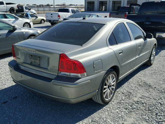 YV1RS592382671935 - 2008 VOLVO S60 2.5T GREEN photo 4