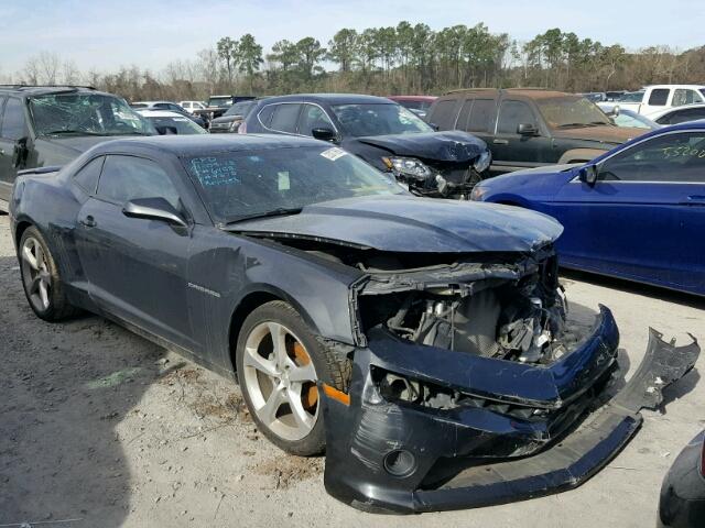 2G1FC1E31E9219372 - 2014 CHEVROLET CAMARO LT BLACK photo 1