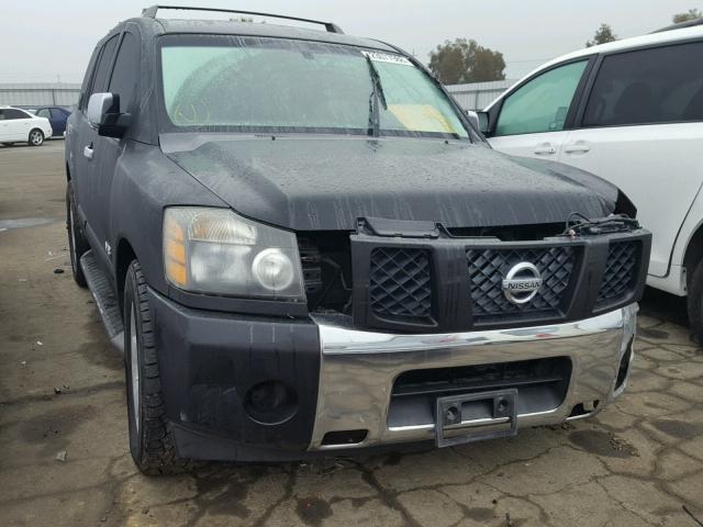 5N1AA08AX6N720766 - 2006 NISSAN ARMADA SE BLACK photo 1