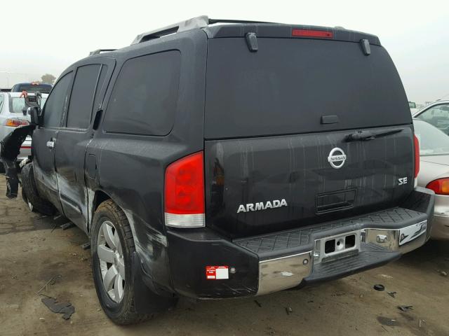 5N1AA08AX6N720766 - 2006 NISSAN ARMADA SE BLACK photo 3