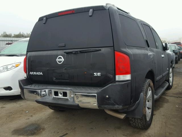 5N1AA08AX6N720766 - 2006 NISSAN ARMADA SE BLACK photo 4