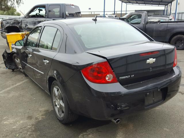 1G1AD5F58A7208962 - 2010 CHEVROLET COBALT 1LT BLACK photo 3