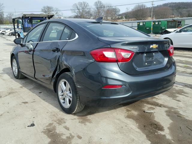 1G1BE5SMXJ7116556 - 2018 CHEVROLET CRUZE LT BLACK photo 3