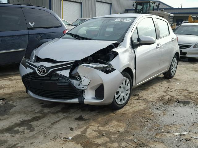 VNKKTUD37HA074962 - 2017 TOYOTA YARIS L SILVER photo 2