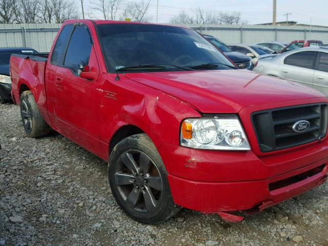 1FTRF12208KE06922 - 2008 FORD F150 RED photo 1