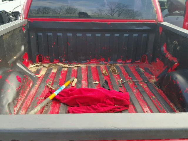 1FTRF12208KE06922 - 2008 FORD F150 RED photo 6