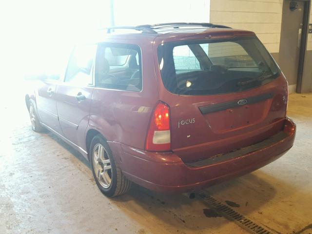 1FAFP36PXYW230879 - 2000 FORD FOCUS SE RED photo 3