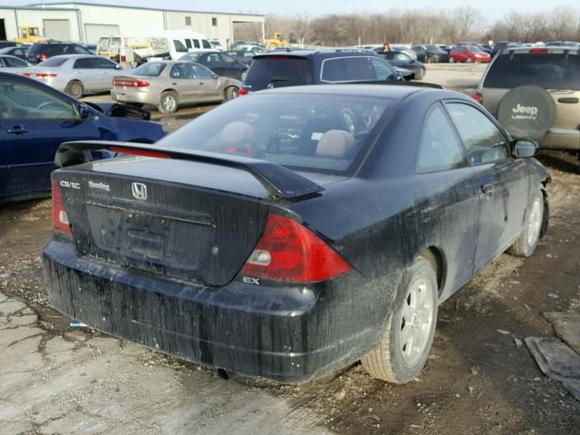 1HGEM21953L000972 - 2003 HONDA CIVIC EX შავი ფოტო 4